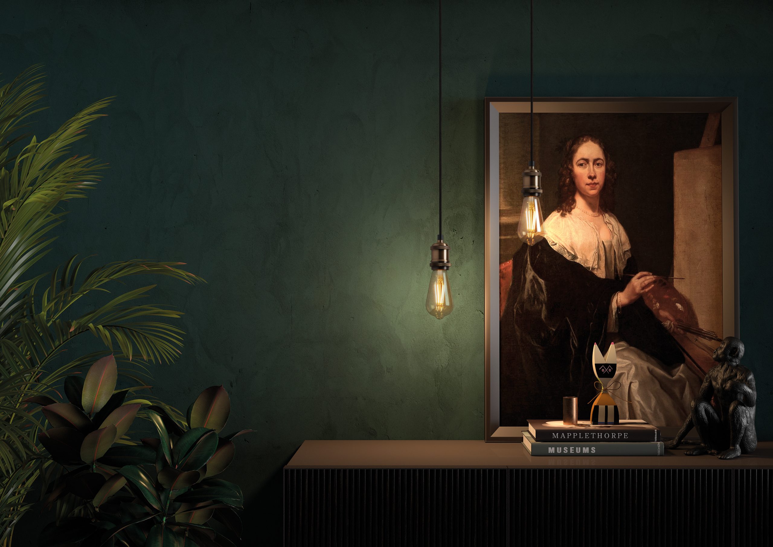 colgante minimalista salón