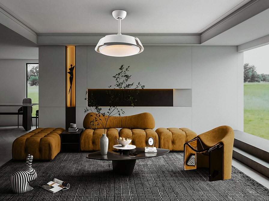 Ventilador de techo con luz LED
